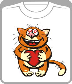 котик с сердцем